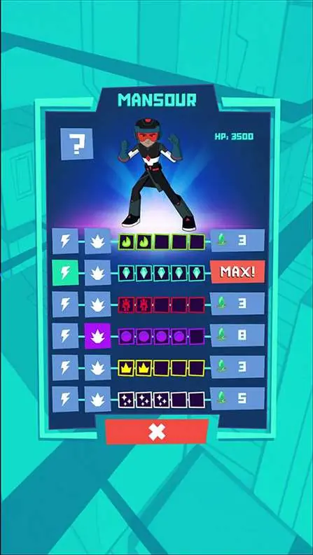 Hero upgrade