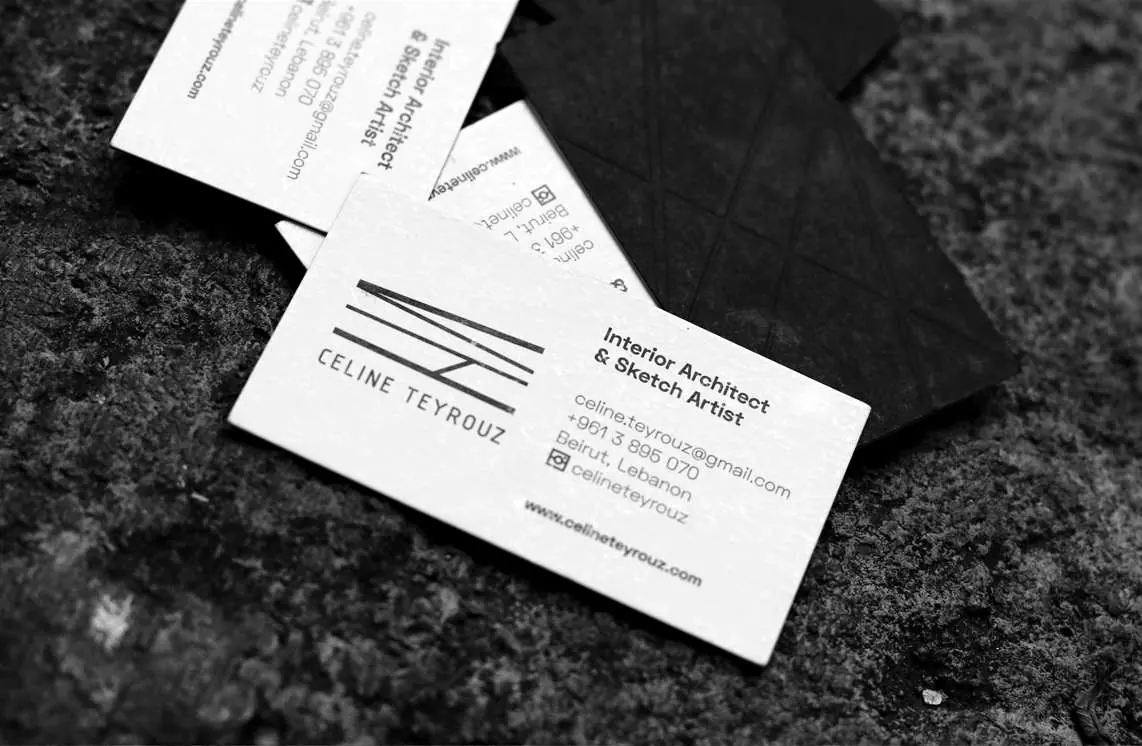 Business cards, printed