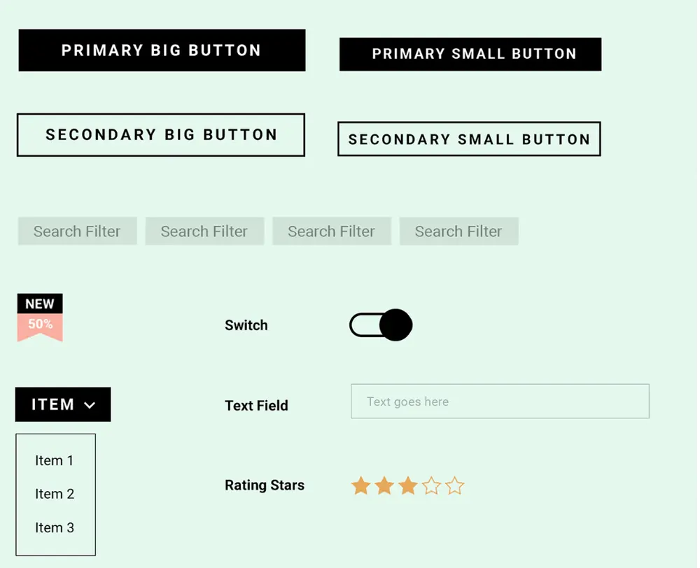 Component sheet