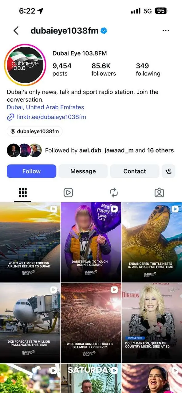 DubaiEye 103.8 on Instagram