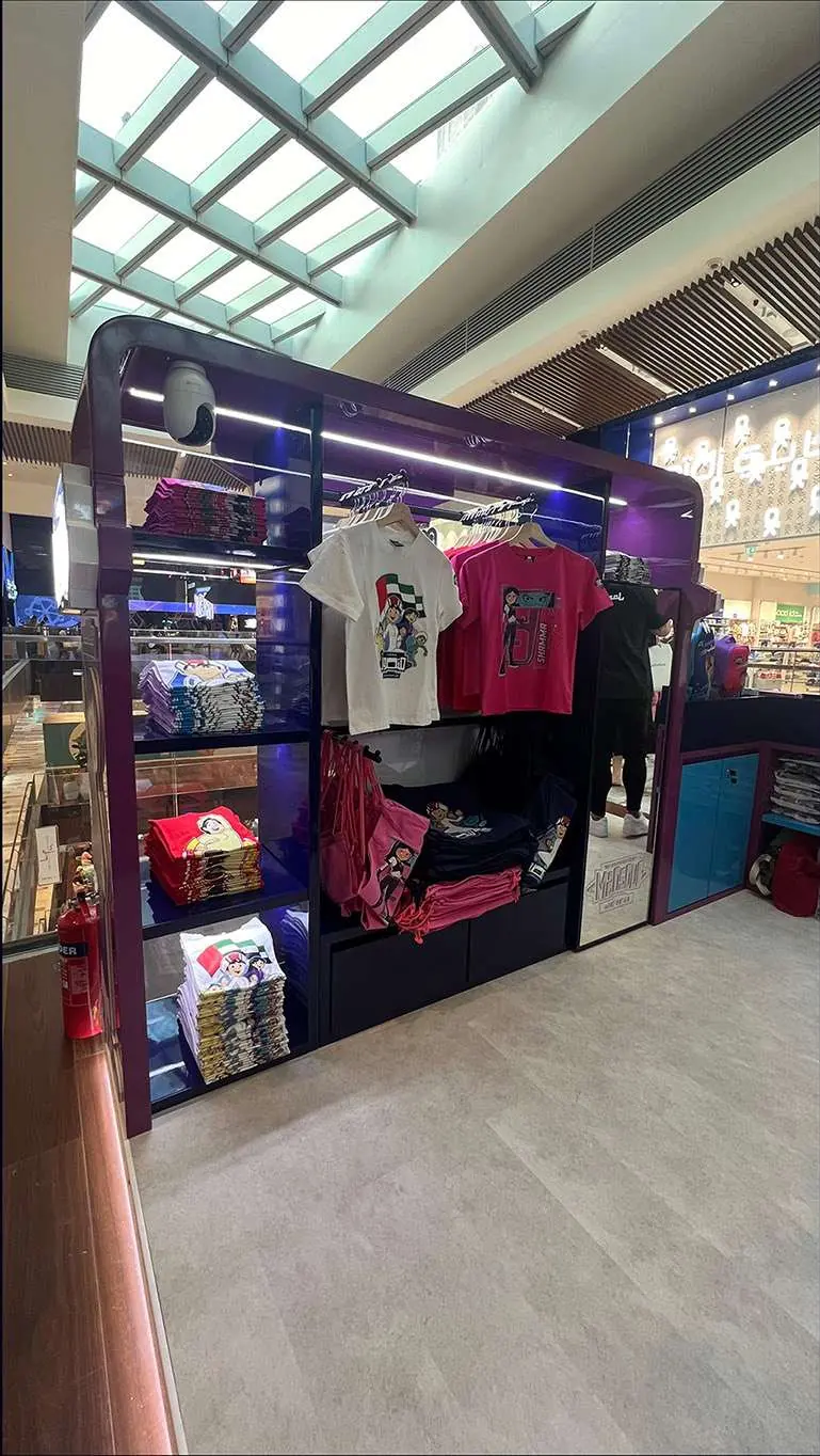 Store fit at The Galleria