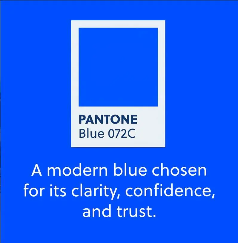 Pantone Blue 072C