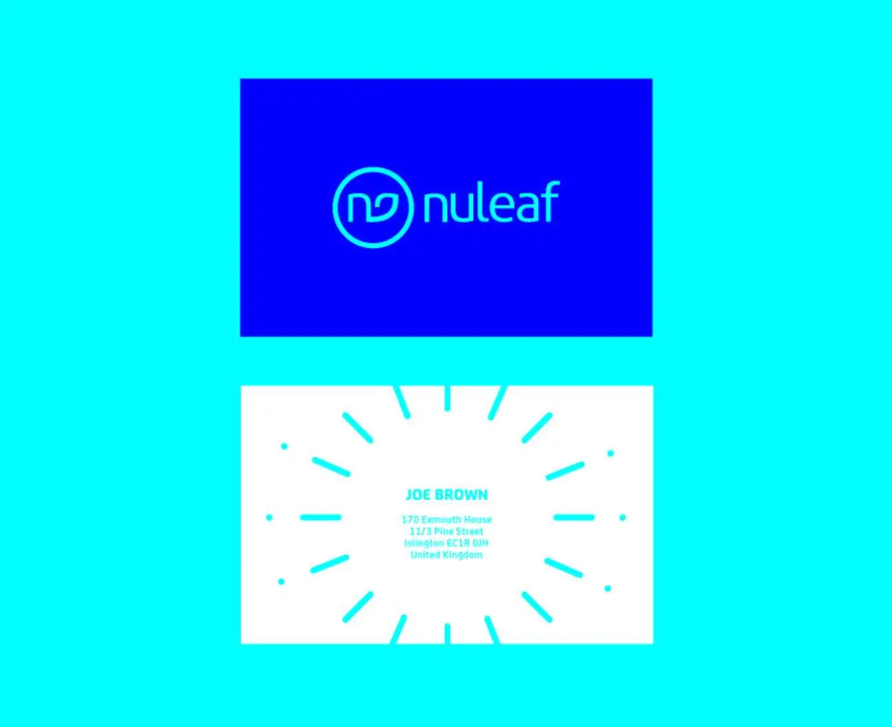 Business card and appointment slip