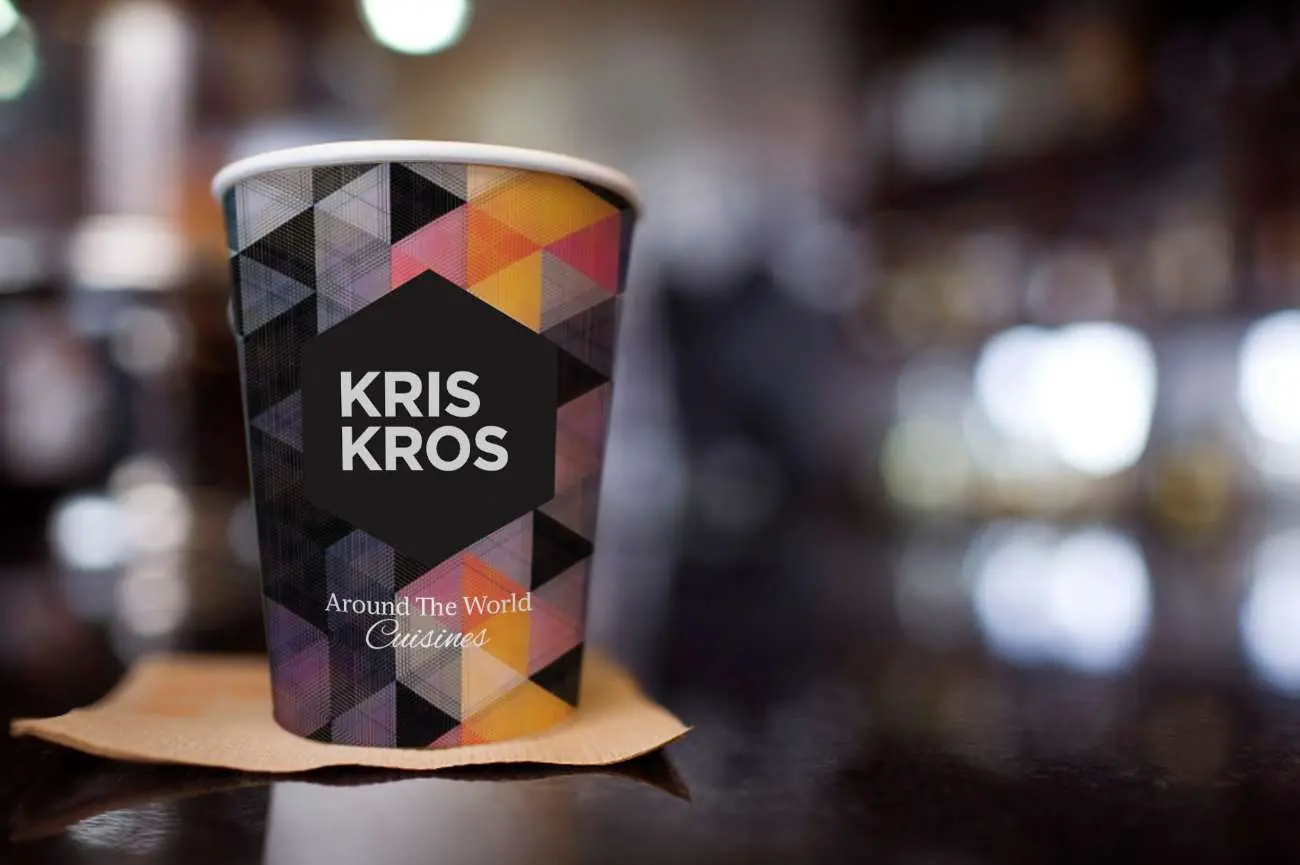 On the cup